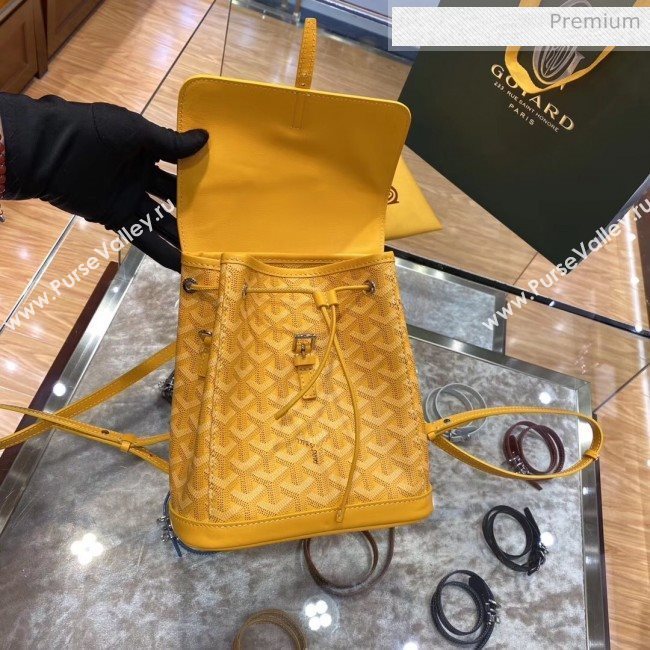 Goyard Alpin Mini Backpack Bag Yellow 2020 (TS-20032029)