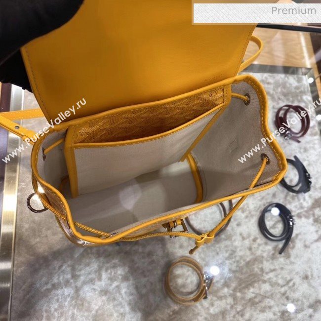 Goyard Alpin Mini Backpack Bag Yellow 2020 (TS-20032029)