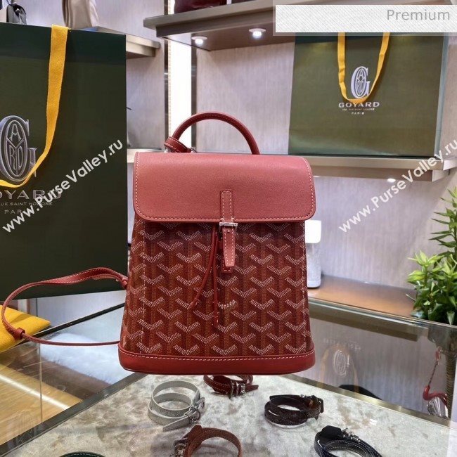 Goyard Alpin Mini Backpack Bag Red 2020 (TS-20032030)