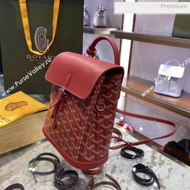 Goyard Alpin Mini Backpack Bag Red 2020 (TS-20032030)