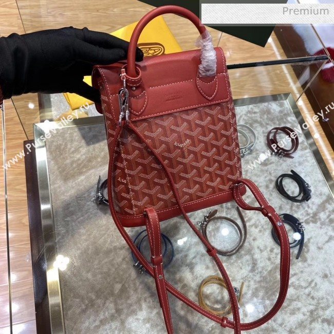 Goyard Alpin Mini Backpack Bag Red 2020 (TS-20032030)