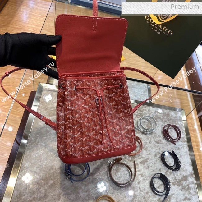 Goyard Alpin Mini Backpack Bag Red 2020 (TS-20032030)