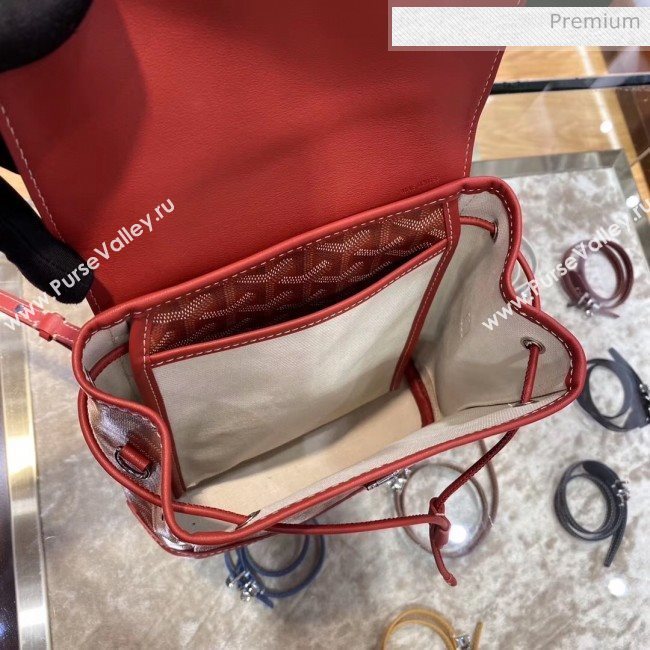 Goyard Alpin Mini Backpack Bag Red 2020 (TS-20032030)