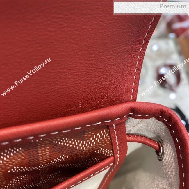 Goyard Alpin Mini Backpack Bag Red 2020 (TS-20032030)