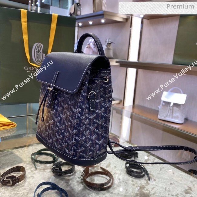 Goyard Alpin Mini Backpack Bag Royal Blue 2020 (TS-20032033)