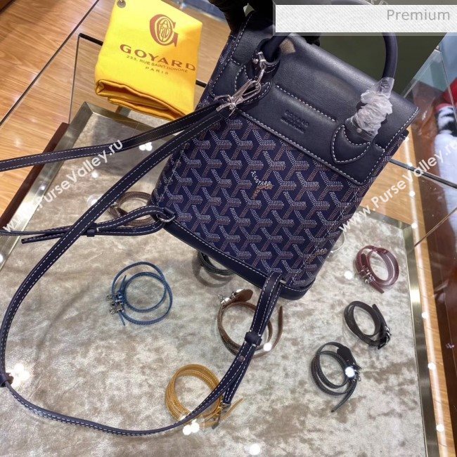 Goyard Alpin Mini Backpack Bag Royal Blue 2020 (TS-20032033)