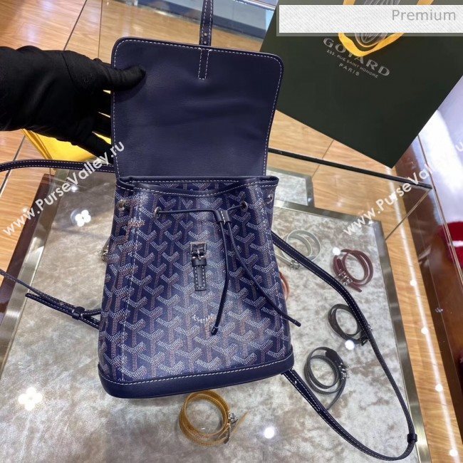Goyard Alpin Mini Backpack Bag Royal Blue 2020 (TS-20032033)