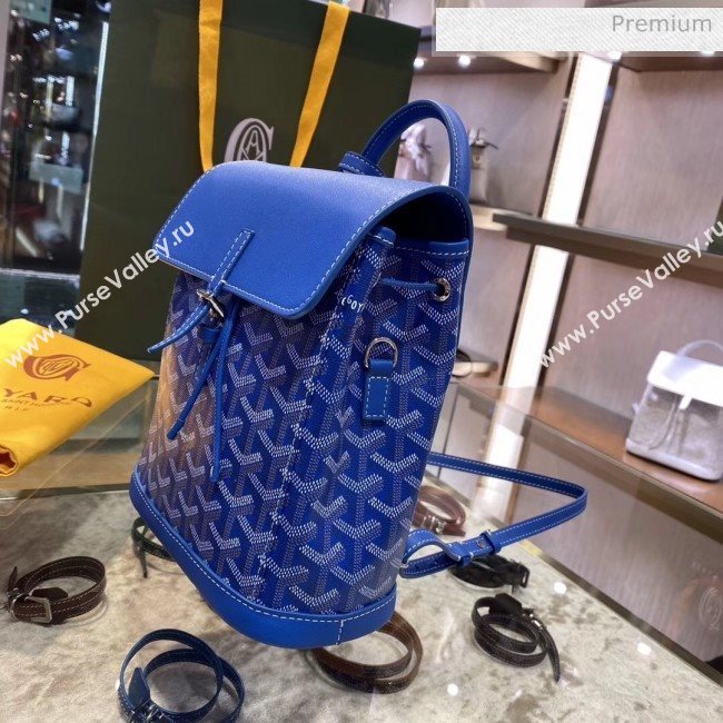Goyard Alpin Mini Backpack Bag Blue 2020 (TS-20032037)