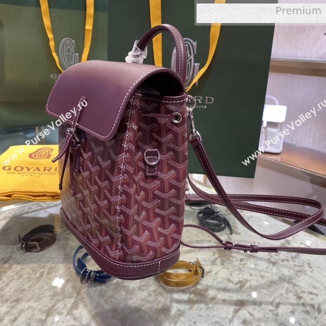 Goyard Alpin Mini Backpack Bag Burgundy 2020 (TS-20032038)