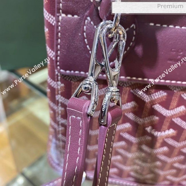 Goyard Alpin Mini Backpack Bag Burgundy 2020 (TS-20032038)