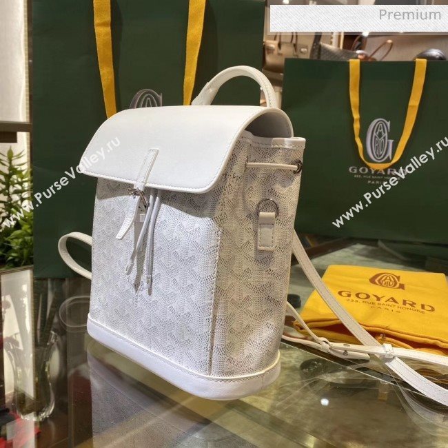 Goyard Alpin Mini Backpack Bag White 2020 (TS-20032039)