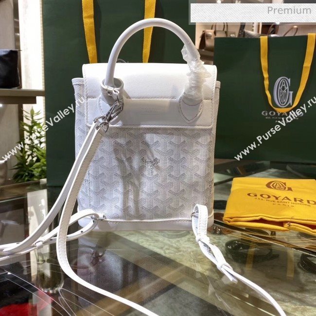 Goyard Alpin Mini Backpack Bag White 2020 (TS-20032039)
