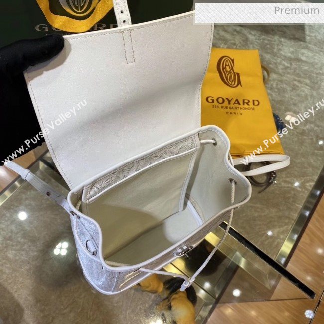 Goyard Alpin Mini Backpack Bag White 2020 (TS-20032039)