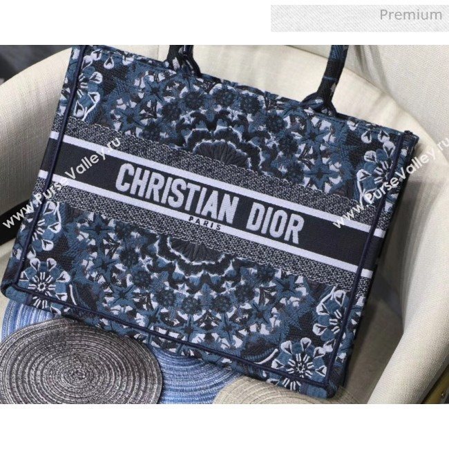 Dior Small Book Tote Bag in Kaleidoscope Embroidered Canvas 2019 (XXG-20031904)