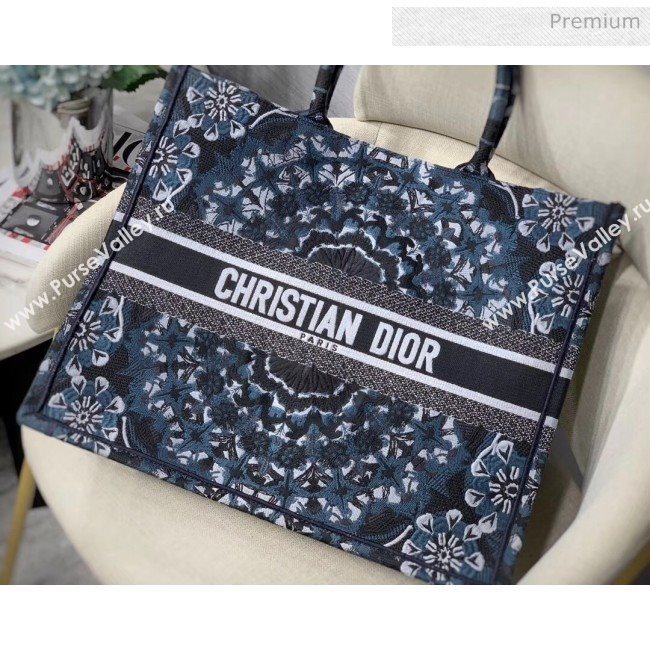 Dior Large Book Tote Bag in Kaleidoscope Embroidered Canvas 2019 (XXG-20031903)
