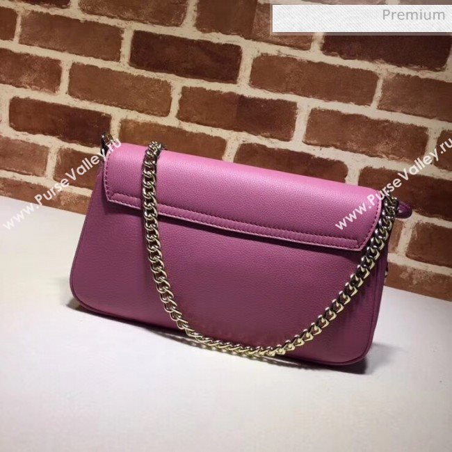 Gucci 336752 Soho Tassel Leather Chain Shoulder Bag Rosy (DLH-20032119)