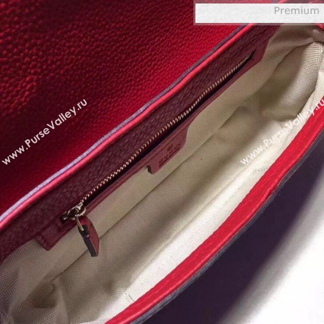 Gucci 336752 Soho Tassel Leather Chain Shoulder Bag Red (DLH-20032125)