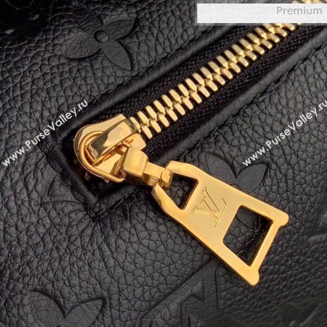 Louis Vuitton Monogram Empreinte Leather Bumbag/Belt Bag M44812 Black 2019 (KIKI-9092534)