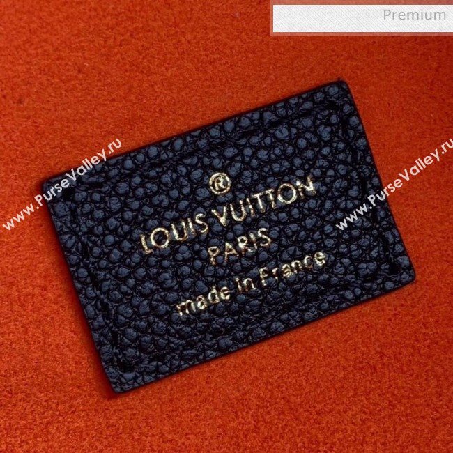 Louis Vuitton Monogram Empreinte Leather Bumbag/Belt Bag M44812 Black 2019 (KIKI-9092534)