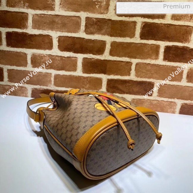 Gucci GG Supreme Canvas Disney x Gucci Small Bucket Bag 602691 2020 (DHLL-20032312)