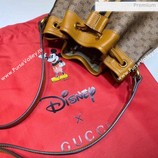 Gucci GG Supreme Canvas Disney x Gucci Small Bucket Bag 602691 2020 (DHLL-20032312)