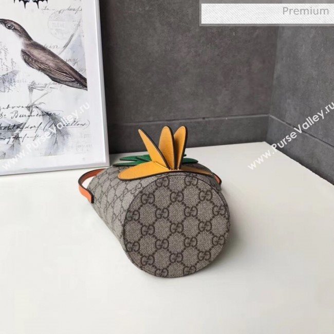Gucci Childrens GG Pineapple Bucket Top Handle Bag 580850 2019 (DHL-20032311)
