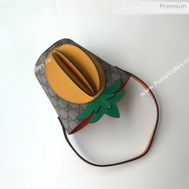 Gucci Childrens GG Pineapple Bucket Top Handle Bag 580850 2019 (DHL-20032311)