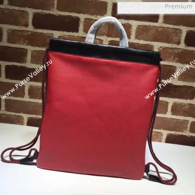 Gucci Coco Capitán Logo Backpack Red 494053  (DLH-20032325)