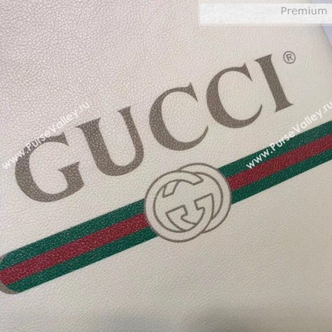 Gucci Coco Capitán Logo Backpack White 494053  (DLH-20032326)