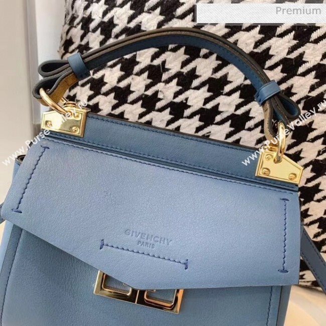 Givenchy Mystic Bag In Soft Baby Calfskin Leather Blue 2019 (YS-20032339)