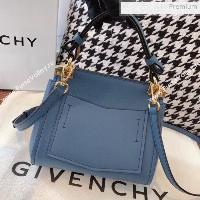 Givenchy Mystic Bag In Soft Baby Calfskin Leather Blue 2019 (YS-20032339)