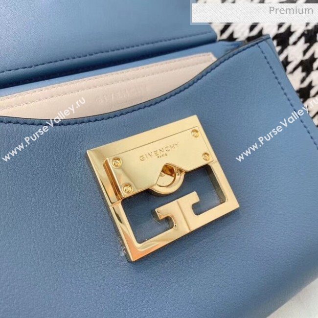 Givenchy Mystic Bag In Soft Baby Calfskin Leather Blue 2019 (YS-20032339)