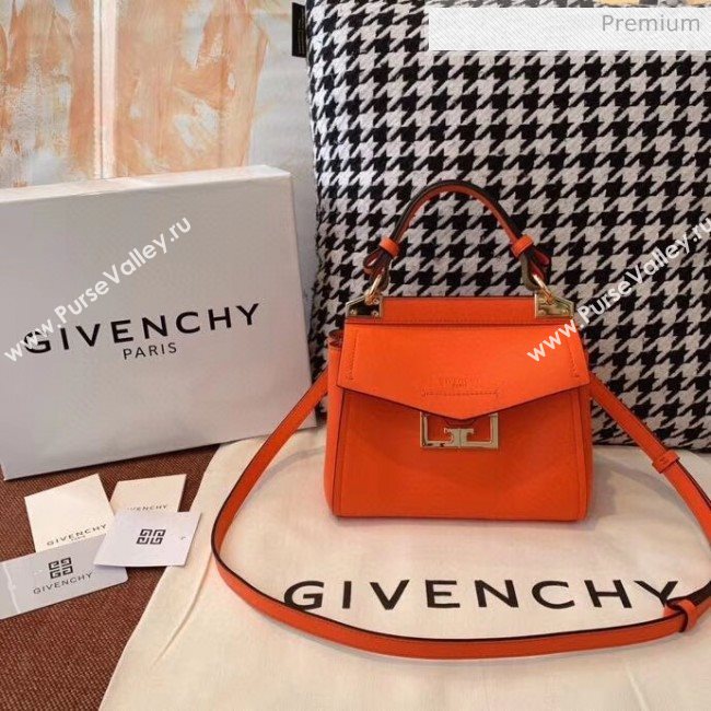 Givenchy Mystic Bag In Soft Baby Calfskin Leather Orange 2019 (GD-20032342)