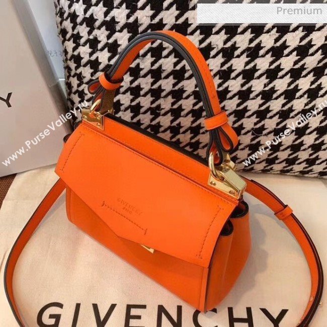 Givenchy Mystic Bag In Soft Baby Calfskin Leather Orange 2019 (GD-20032342)