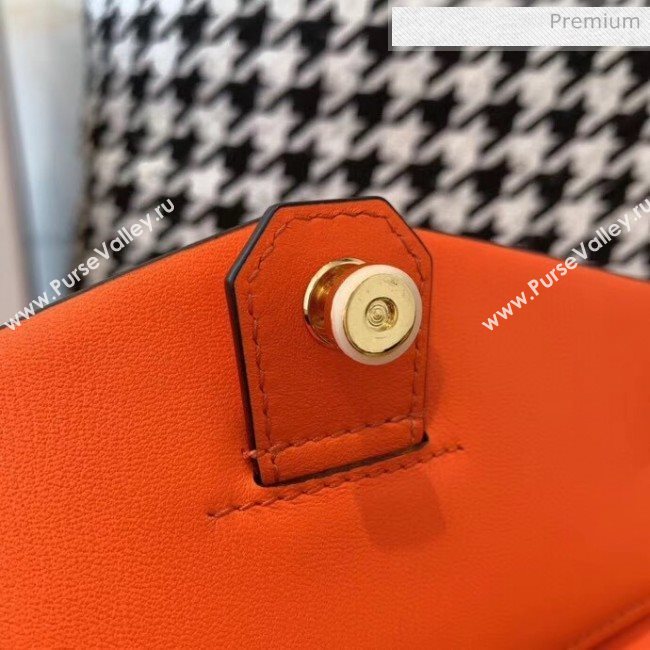 Givenchy Mystic Bag In Soft Baby Calfskin Leather Orange 2019 (GD-20032342)