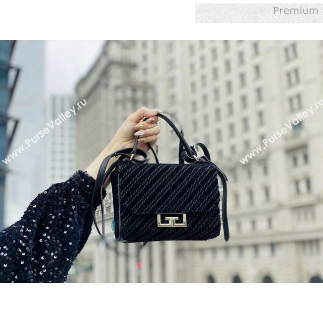 Givenchy 4G Velvet Mini Eden Bag Black 2020 (YS-20032401)