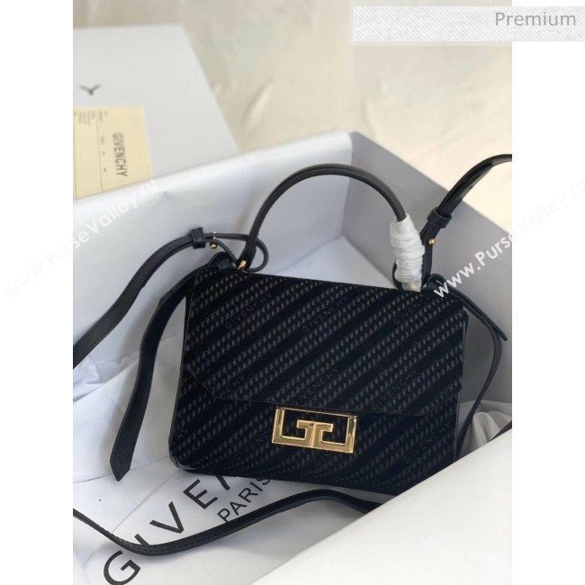 Givenchy 4G Velvet Mini Eden Bag Black 2020 (YS-20032401)