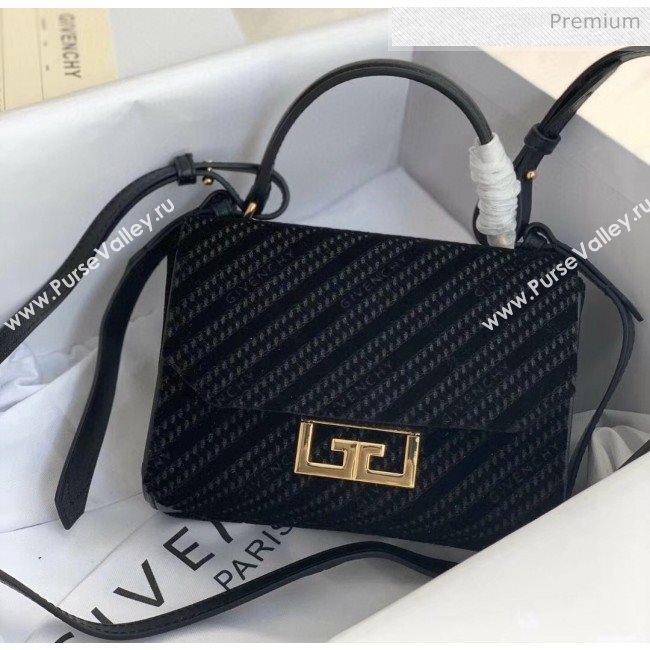 Givenchy 4G Velvet Mini Eden Bag Black 2020 (YS-20032401)