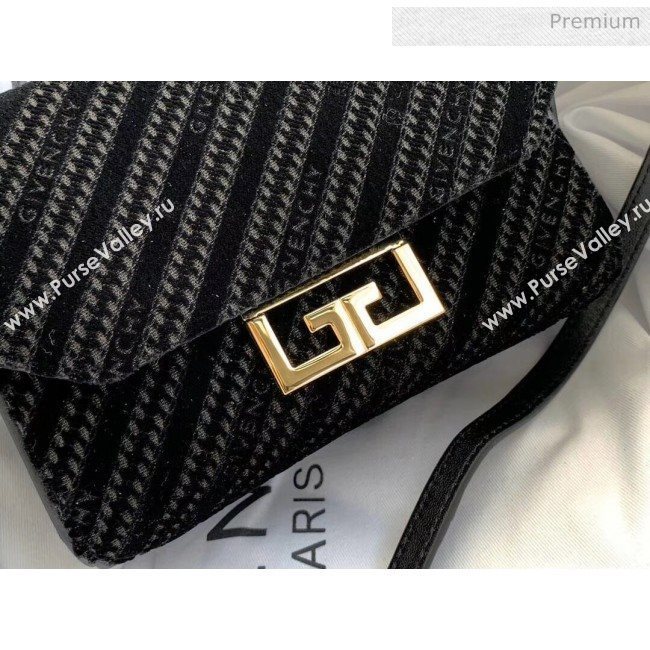 Givenchy 4G Velvet Mini Eden Bag Black 2020 (YS-20032401)