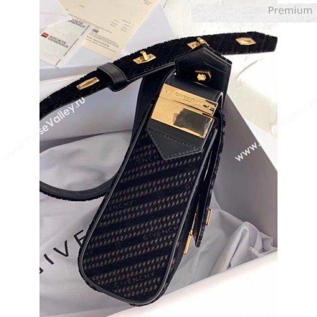 Givenchy 4G Velvet Medium Eden Bag Black 2020 (YS-20032403)