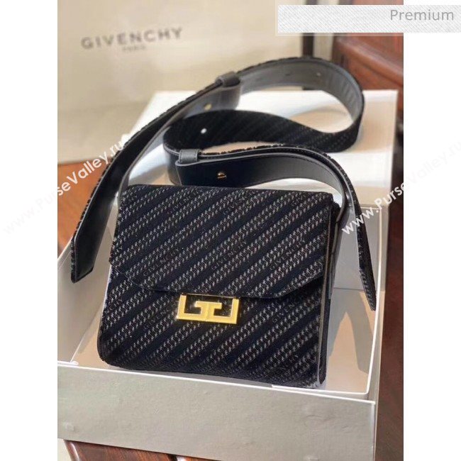 Givenchy 4G Velvet Samll Eden Bag Black 2020 (YS-20032402)