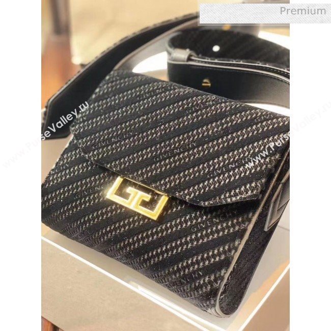 Givenchy 4G Velvet Samll Eden Bag Black 2020 (YS-20032402)