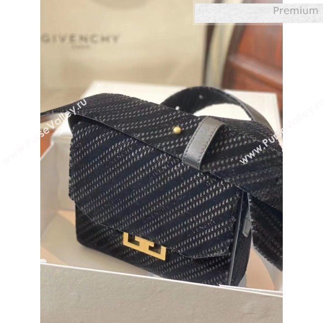 Givenchy 4G Velvet Samll Eden Bag Black 2020 (YS-20032402)