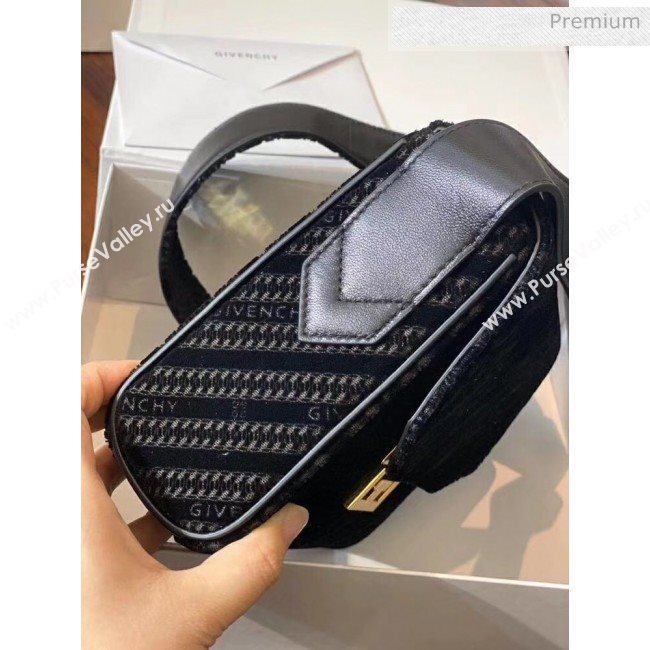 Givenchy 4G Velvet Samll Eden Bag Black 2020 (YS-20032402)