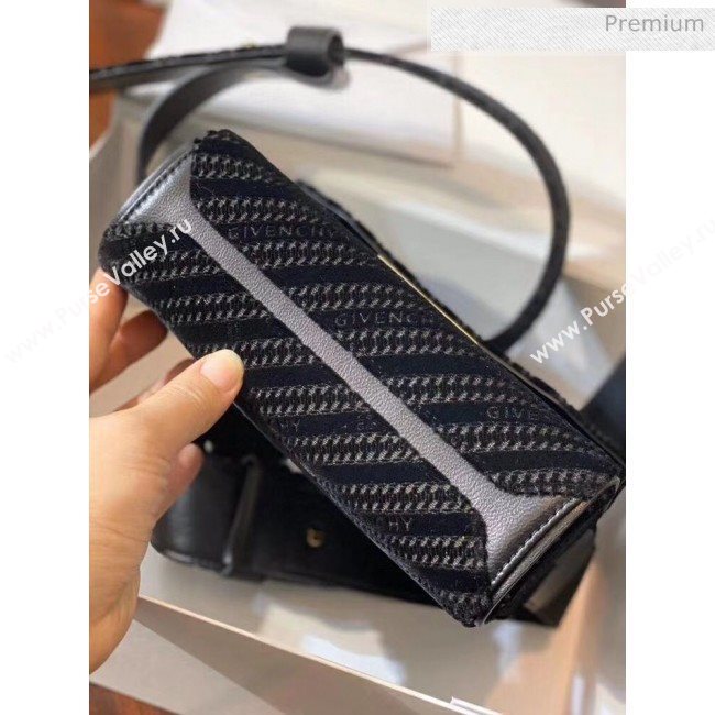 Givenchy 4G Velvet Samll Eden Bag Black 2020 (YS-20032402)