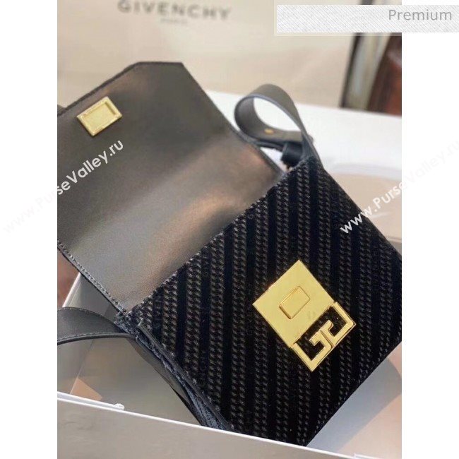 Givenchy 4G Velvet Samll Eden Bag Black 2020 (YS-20032402)