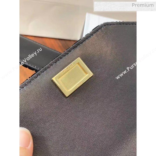 Givenchy 4G Velvet Samll Eden Bag Black 2020 (YS-20032402)