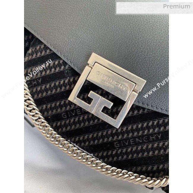 Givenchy 4G Velvet Small GV3 Shoulder Bag Black 2020 (YS-20032420)