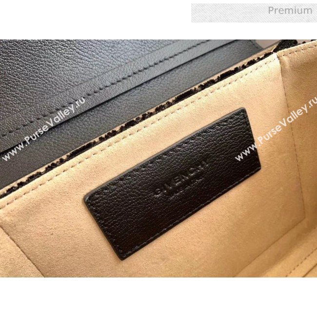 Givenchy 4G Velvet Small GV3 Shoulder Bag Black 2020 (YS-20032420)