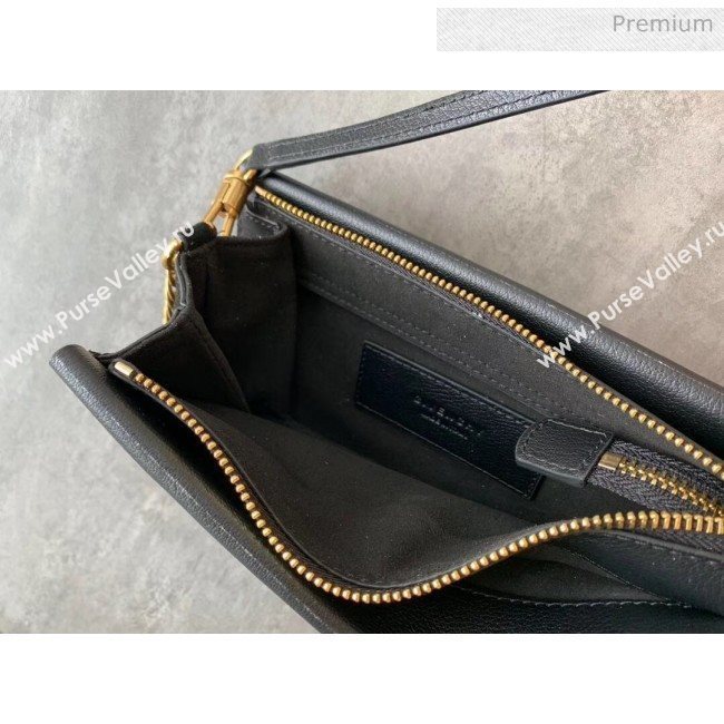 Givenchy Cross 3 Goat Skin Shoulder Bag Black (YS-4218536155)